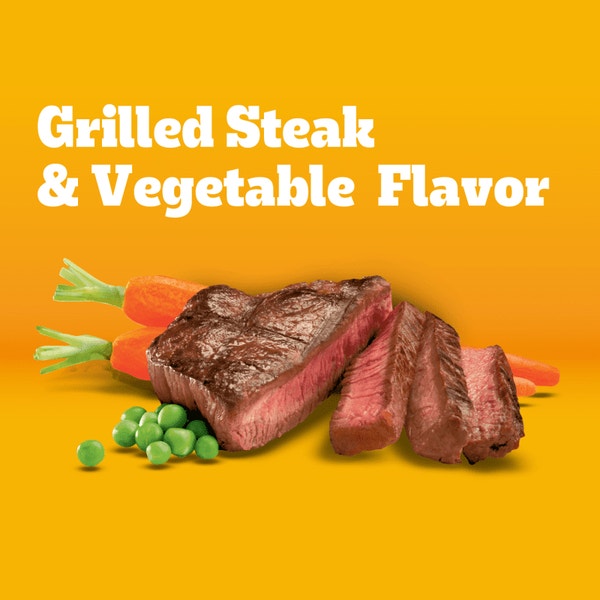 PEDIGREE® Dry Dog Food Adult Grilled Steak & Vegetable Flavor image 2