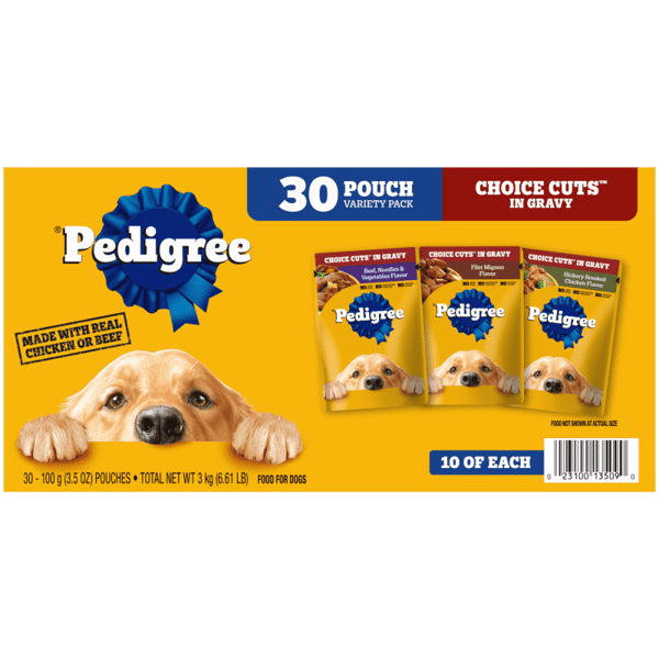 PEDIGREE®CHOICE CUTS™ IN GRAVY 30ct Wet Dog Food image 1