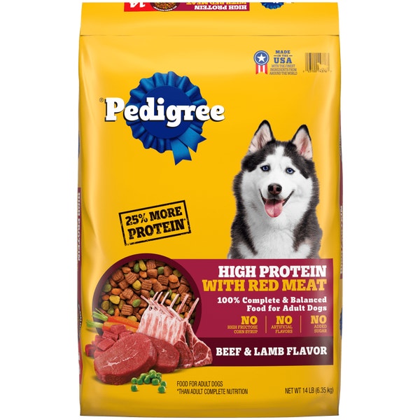PEDIGREE® Dry Dog Food  High Protein Beef and Lamb Flavor image 1