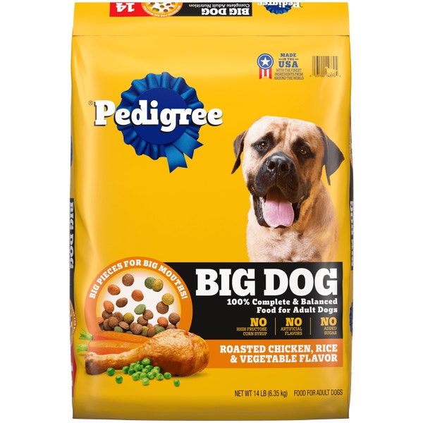PEDIGREE® Big Dogs Roasted Chicken, Rice & Vegetable Dry Dog Food image 1