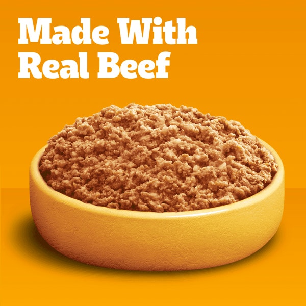 PEDIGREE® Chopped Ground Dinner Filet Mignon Flavor & With Beef Adult Wet Dog Food Variety Pack image 2