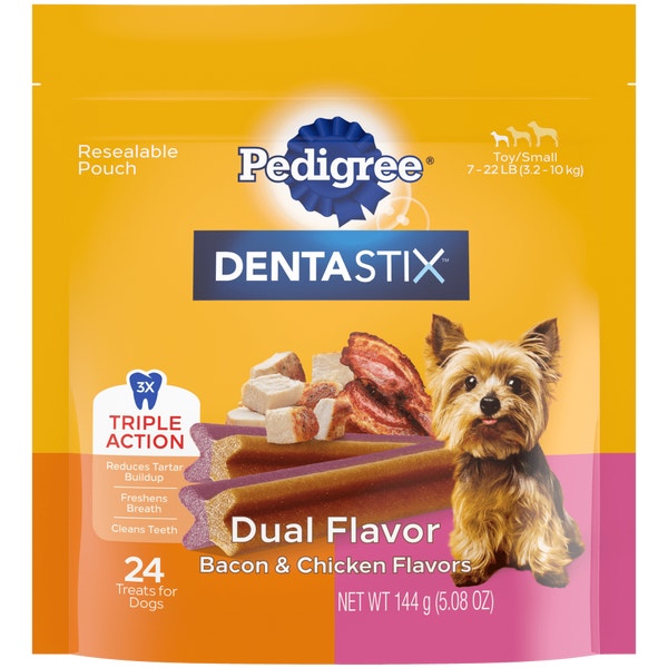 PEDIGREE® Dog Treats DENTASTIX™ Dual Flavors Mini image 1