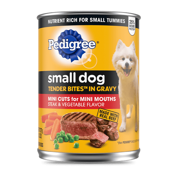 PEDIGREE® Small Dog Tender Bites Steak & Vegetable image 1
