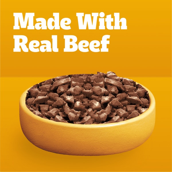 PEDIGREE® Soft Wet Dog Food Puppy Morsels in Sauce With Beef image 3