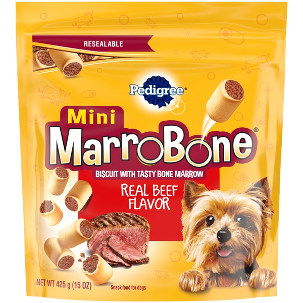 PEDIGREE® MARROBONE™  Real Beef Flavor Toy/Small Snacks for Dogs image 1