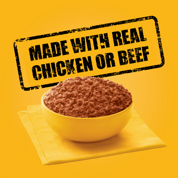 PEDIGREE® Wet Dog Food Chopped Ground Dinner Combo with Chicken, Liver & Beef and Beef, Bacon & Cheese Flavor image 3