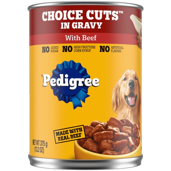 PEDIGREE® CHOICE CUTS™ in Gravy with Beef Wet Dog Food image 1