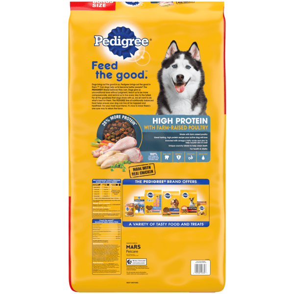 PEDIGREE® Dry Dog Food High Protein Chicken and Turkey Flavor image 2
