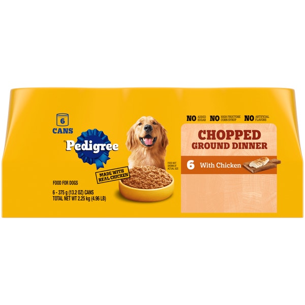 PEDIGREE® Chopped Ground Dinner with Chicken Wet Dog Food image 1