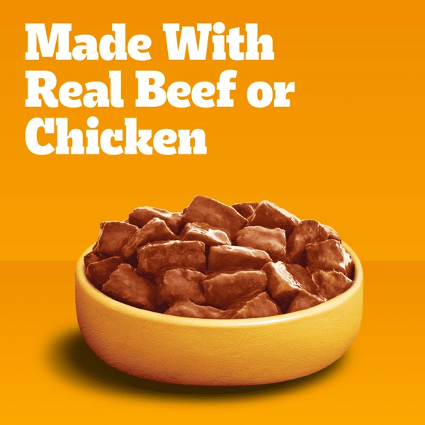 PEDIGREE® HIGH PROTEIN Chicken & Turkey, Beef & Lamb 12ct Wet Dog Food image 3