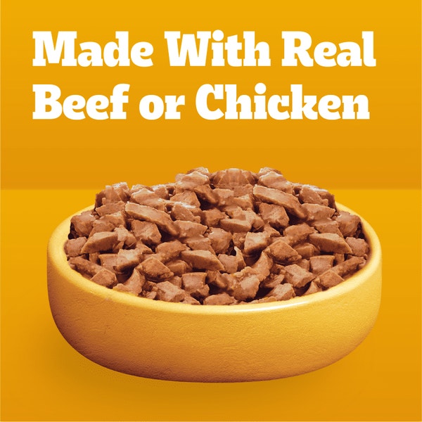 PEDIGREE® Wet Dog Food Puppy Morsels in Sauce 8ct Variety Pack image 3