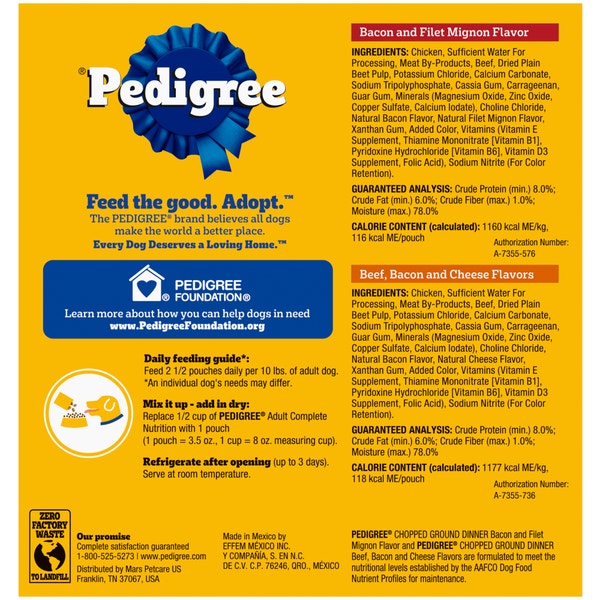 PEDIGREE® Pouch TRADITIONAL GROUND DINNER® 8ct image 2