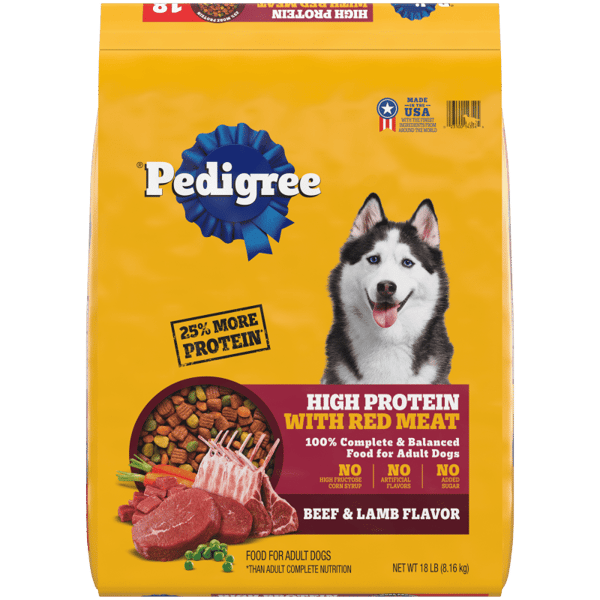 PEDIGREE® Dry Dog Food  High Protein Beef and Lamb Flavor image 1