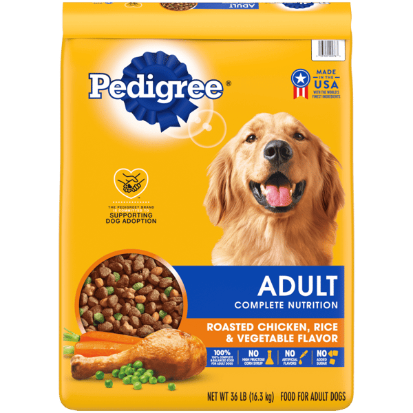 PEDIGREE® Dry Dog Food Adult Roasted Chicken, Rice & Vegetable Flavor image 1