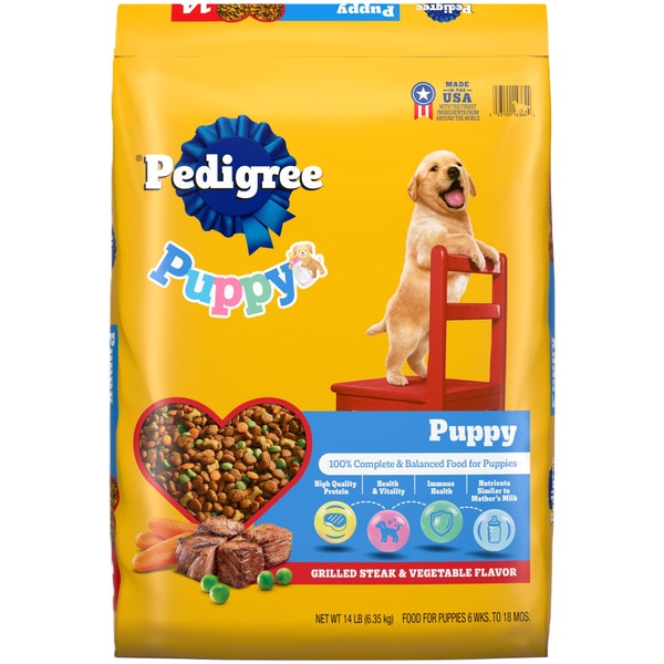 PEDIGREE PUPPY™ Grilled Steak & Vegetable Flavor image 1