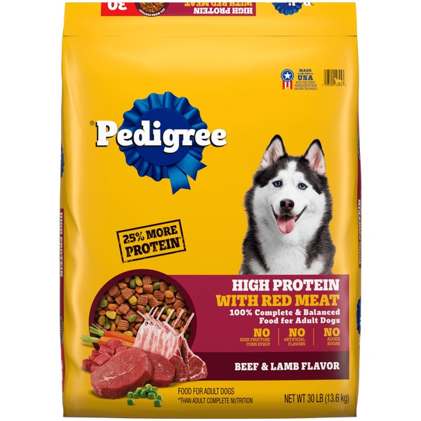 PEDIGREE® Dry Dog Food  High Protein Beef and Lamb Flavor image 1