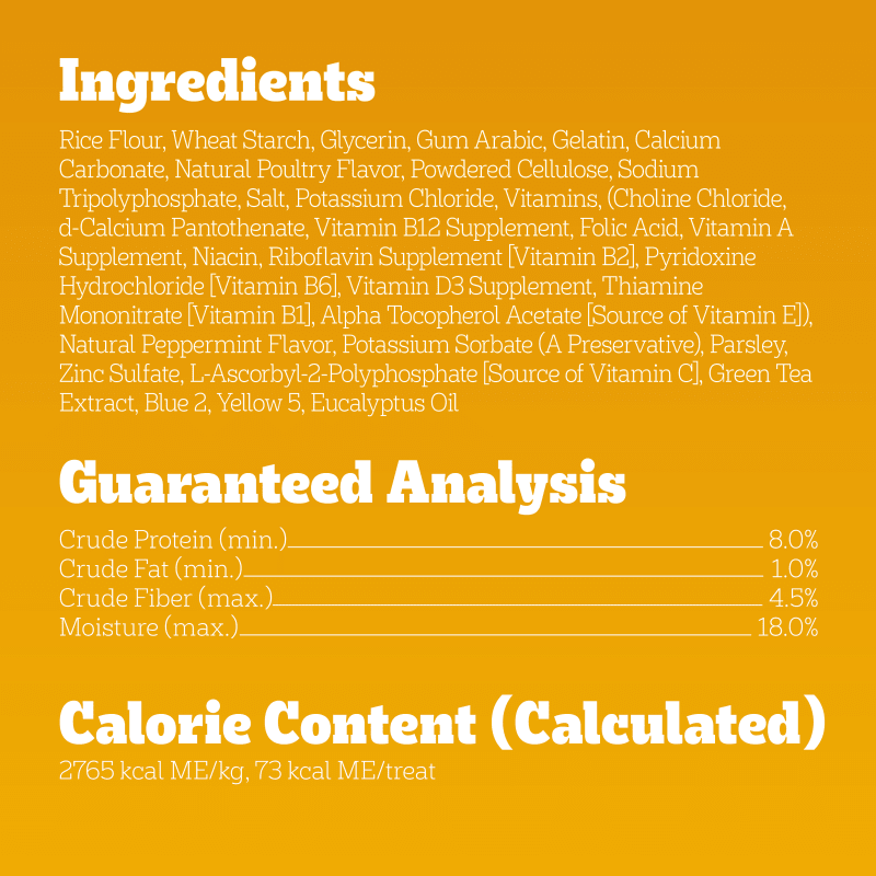 PEDIGREE® Dog Treats DENTASTIX™ Fresh Large ingredients image