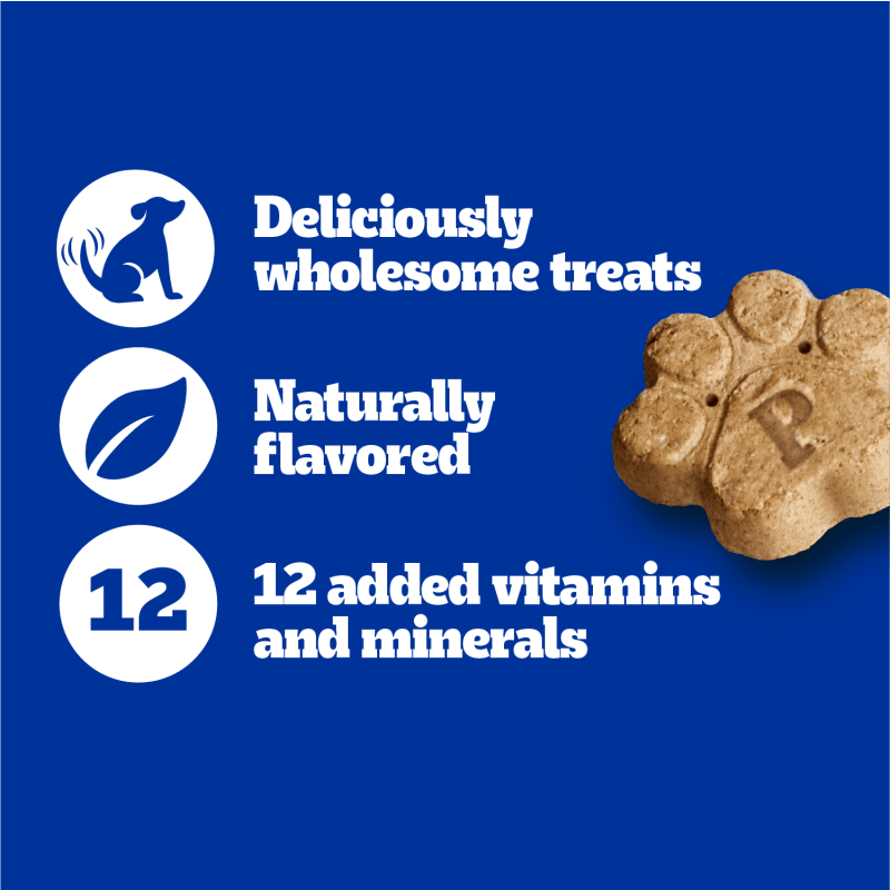 PEDIGREE®  Large Tasty Biscuits Dog Treats, Beef & Cheese Flavor guaranteed analysis image