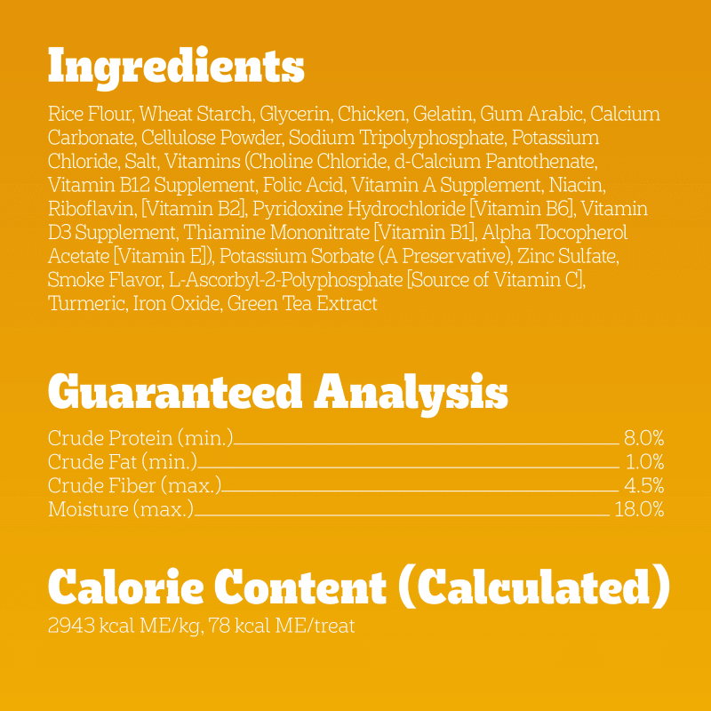 PEDIGREE® Dog Treats DENTASTIX™ Original Large ingredients image