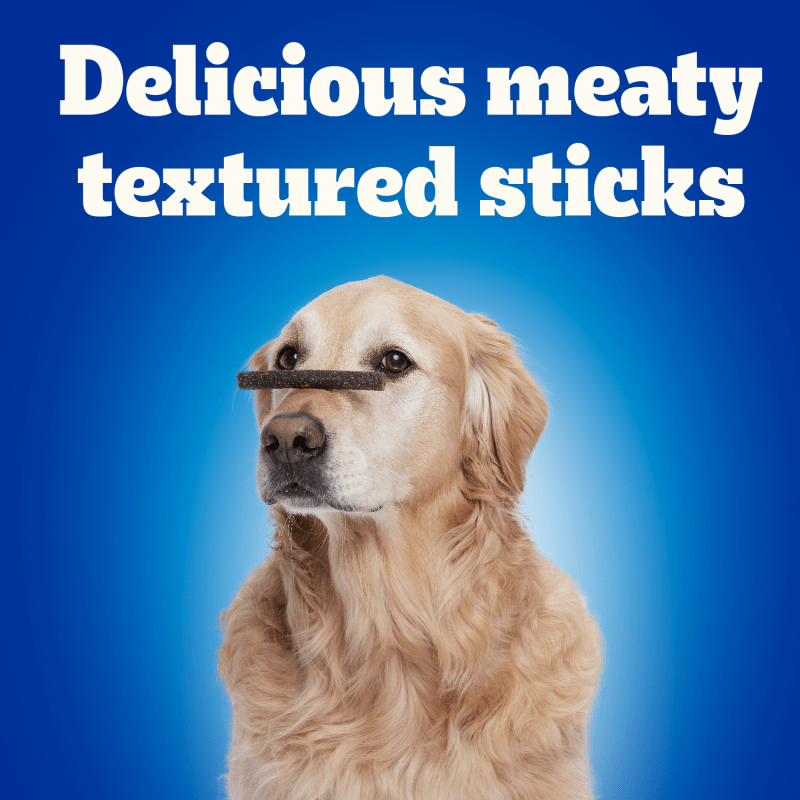 PEDIGREE® CANINE COOKOUTS™ Chicken Flavored Meaty Sticks and Strips guaranteed analysis image