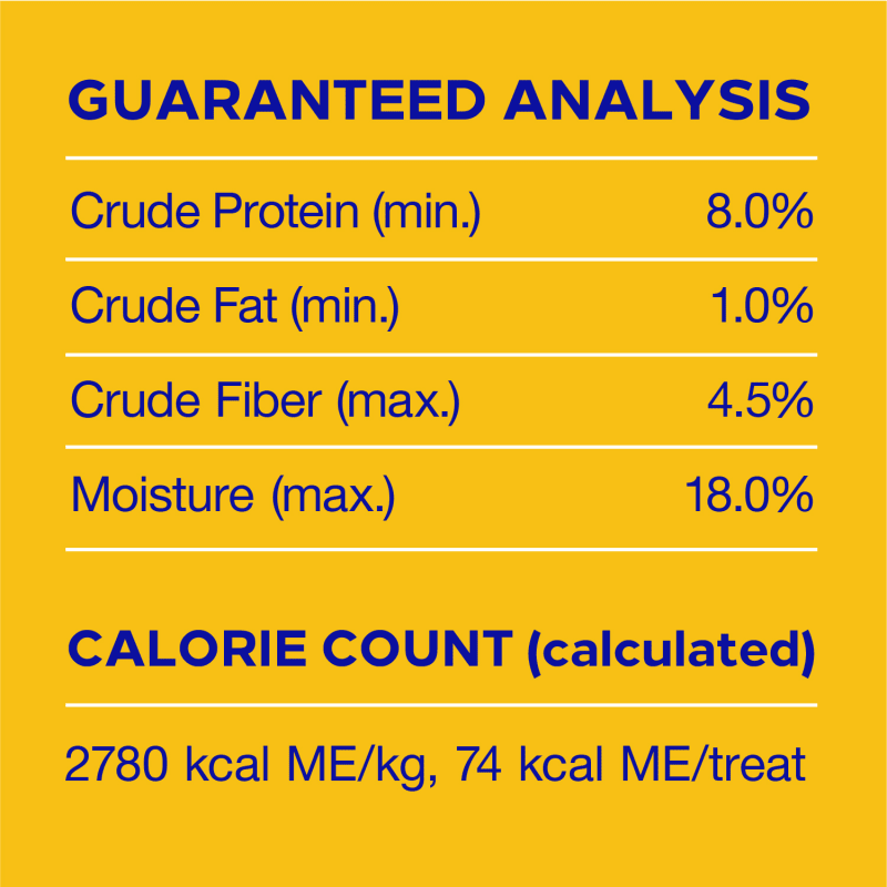 PEDIGREE® Dog Treats DENTASTIX™ Dual Flavors Large guaranteed analysis image