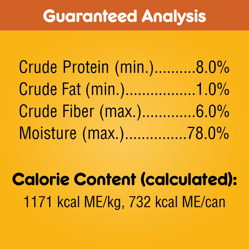 PEDIGREE® Chopped Ground Dinner with Beef & Chicken Wet Dog Food Variety Pack guaranteed analysis image 1