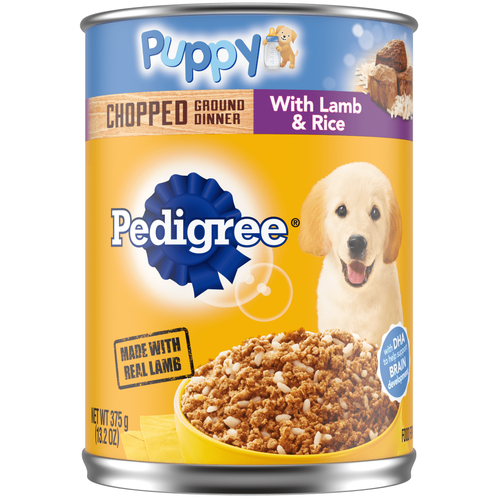 PEDIGREE® Wet Dog Food PUPPY® Complete Nutrition Chopped Ground