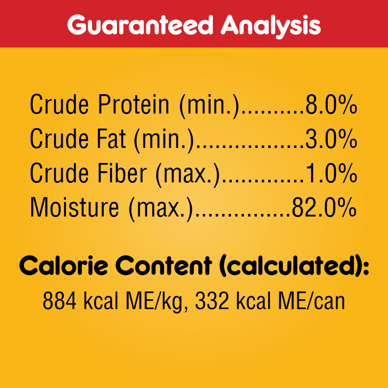 PEDIGREE® Wet Dog Food CHOICE CUTS® 12ct-Beef and Country Stew in Gravy guaranteed analysis image 1