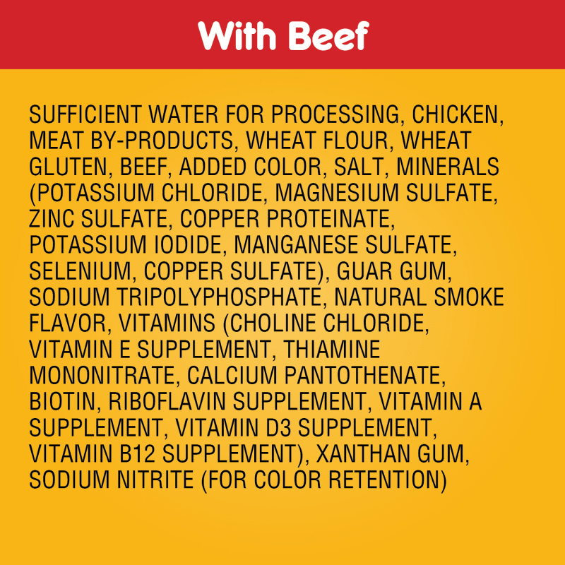 PEDIGREE® CHOICE CUTS™ in Gravy with Beef Wet Dog Food ingredients image